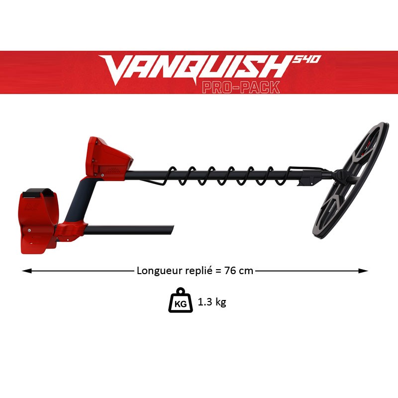 Le Vanquish 540 plié ne fait que 76 centimètres