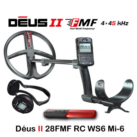 Détecteur XP Déus 2 28 FMF RC WS6 Mi-6