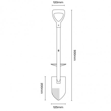 Pelle Black Ada Spartan Inox 93cm