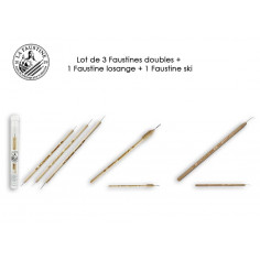 Lot de 3 Faustines doubles...