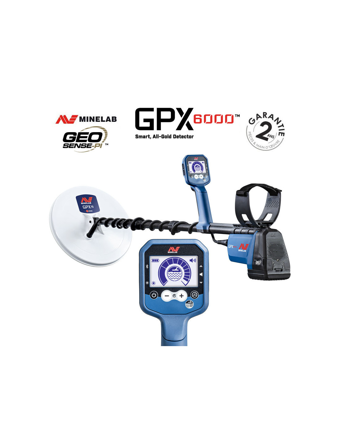 Détecteur d'or Minelab GPX 6000