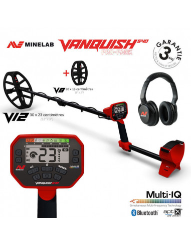 Détecteur Minelab Vanquish 540 Pro Pack - Loisirs Détections
