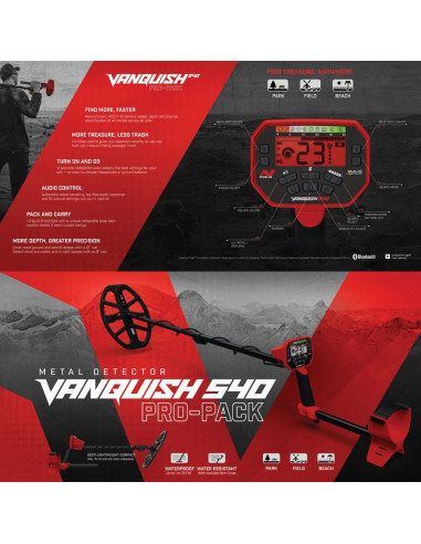 MINELAB VANQUISH 540 PRO PACK