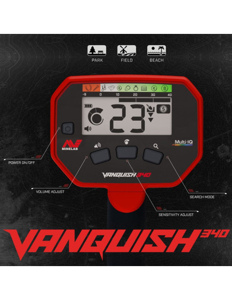 télécommande Minelab Vanquish 340