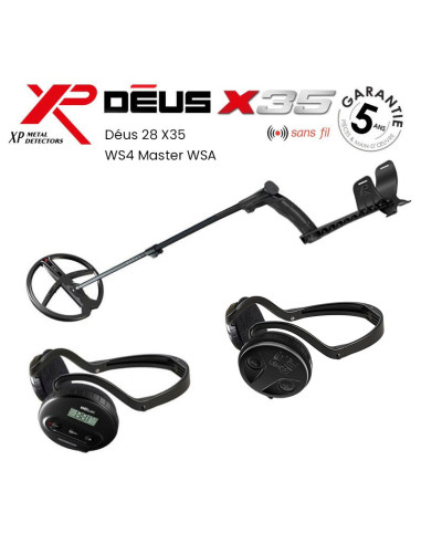 Pack XP Déus disque X35 28cm + WS4 Master + casque WSA