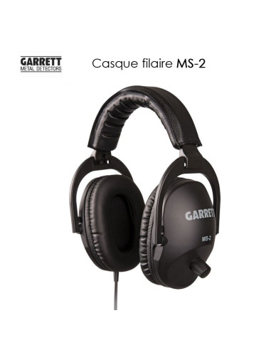 Casque audio Garrett MS-2 (modèle 2 PIN)