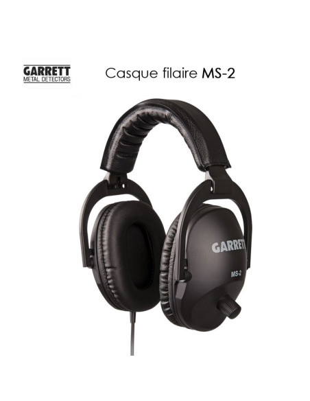 Casque audio Garrett MS-2 (modèle 2 PIN)