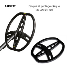 Disque Garrett Ace 28 x 22 cm proformance + protège disque