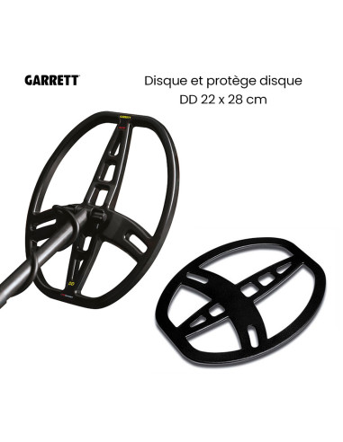 Disque Garrett Ace 28 x 22 cm proformance + protège disque