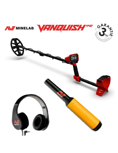 Pack Minelab Vanquish 440 + Pointer Pro-Find 20