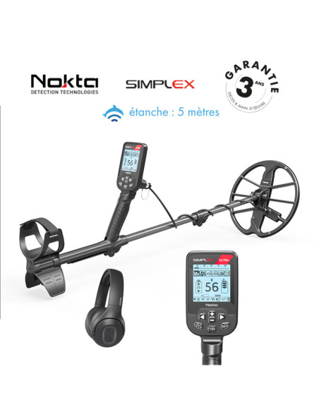 Nouveau détecteur Nokta Simplex Ultra WHP