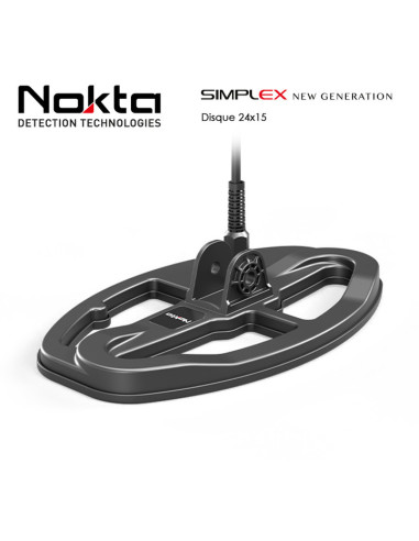 Disque SX24 24x15cm pour Nokta Simplex Lite, BT, Ultra