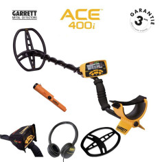 Pack détecteur Garrett Ace 400i + Pro Pointer AT