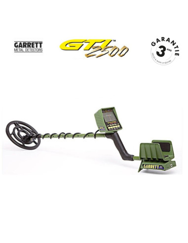 Pack détecteur Garrett GTI 2500 + protège disque 24cm