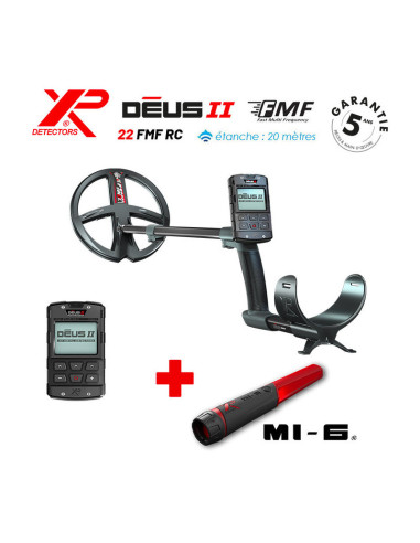 Détecteur XP Déus 2 22 FMF RC + pointer