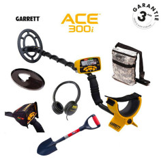 Pack Détecteur Garrett Ace 300i Tout-terrain