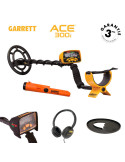 Pack détecteur Garrett Ace 300i + Pro Pointer AT