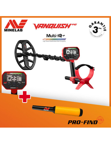 Pack Minelab Vanquish 440 + Pointer Pro-Find 15