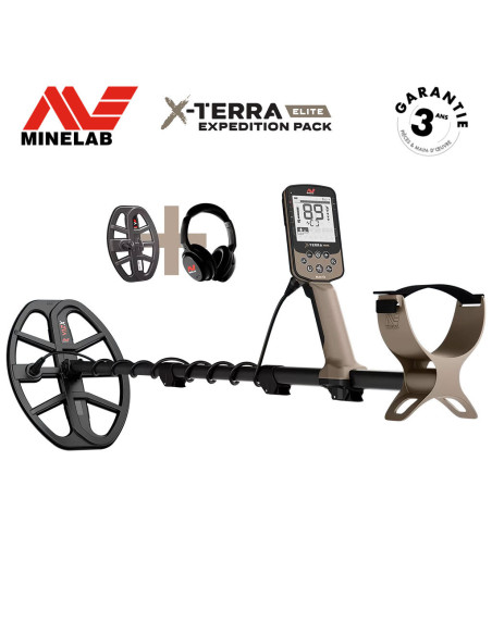 Détecteur Minelab X-Terra Pro Elite Pack Expedition