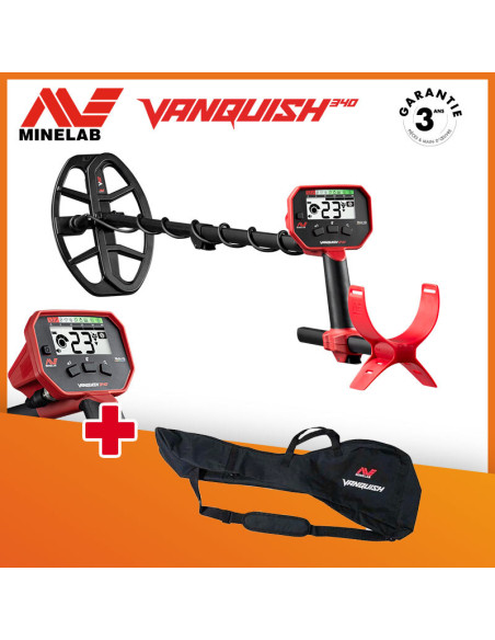 Détecteur Minelab Vanquish 340 + sac de transport
