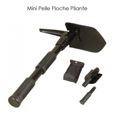 Mini pelle pioche pliante