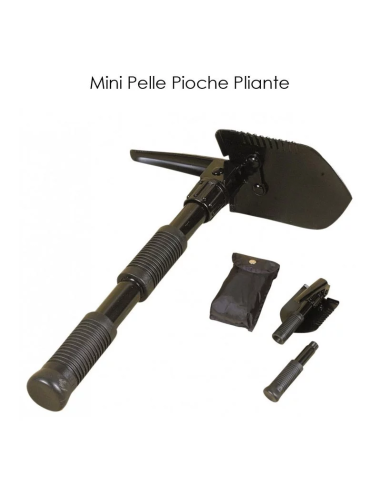 Mini pelle pioche pliante