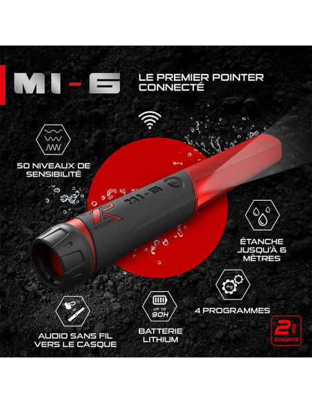 XP Déus 2 FMF RC 34x28cm + casque WS6 + Pointer MI-6