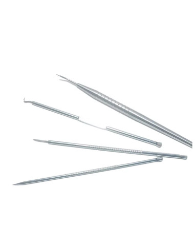 Kit 4 aiguilles de précision laiton Aventor Coin