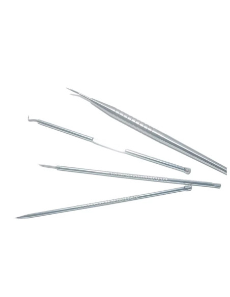 Kit 4 aiguilles de précision laiton Aventor Coin