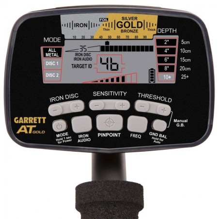 Écran de contrôle de l'AT Gold Écran de contrôle de l'AT Gold