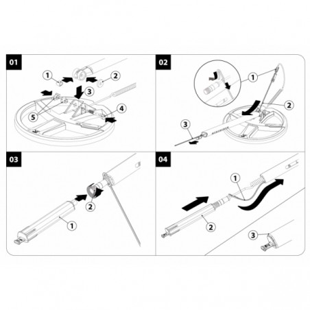 Kit visserie disque HF