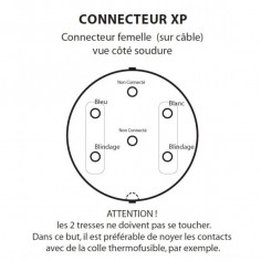 Connecteur Tête Femelle Métal 18kHz Vissé 2