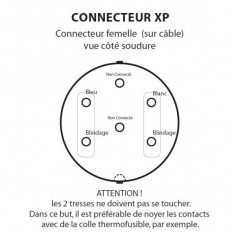 Connecteur Tête Femelle Nylon 4.6KhZ Vissé 2