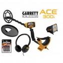Détecteur Garrett Ace 300i + Protège disque + Casque + housse